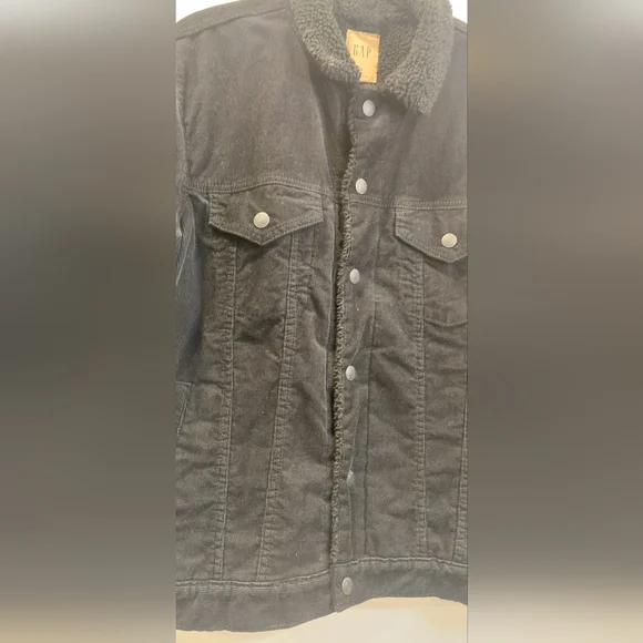 GAP Men's Black Denim Jacket - Picture 4 of 9